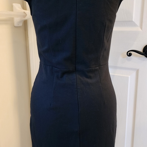 LOFT Ladies black knit dress. 6 - Picture 2 of 7